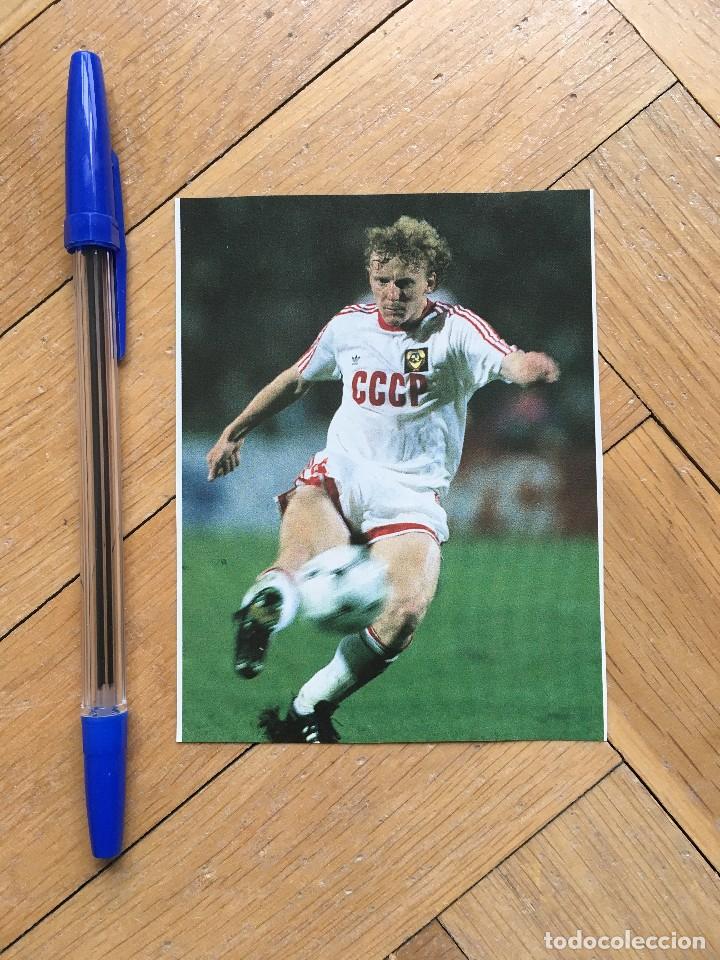 Sammelleidenschaft Sport: R24060 RECORTE DE PRENSA FUTBOL JUGADOR OLEG KUZNETSOV CCCP MUNDIAL ITALIA 1990