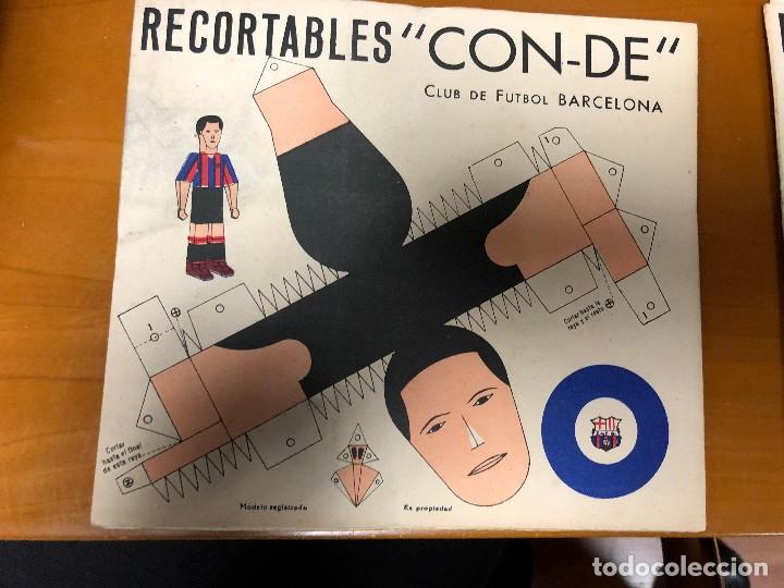 Sammelleidenschaft Sport: recortables con-de club de futbol barcelona precioso  nuevo 6 hojas