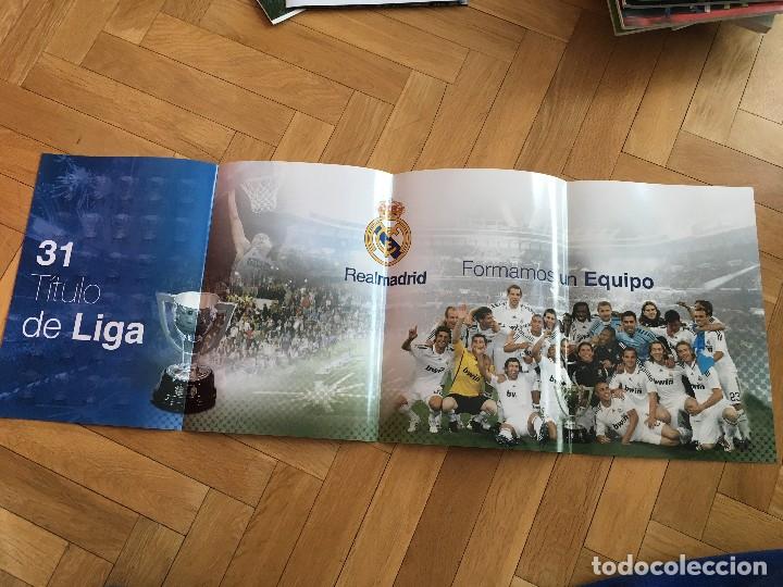 Collectionnisme sportif: RP FOLLETO REAL MADRID 31 TITULOS DE LIGA PLANTILLA CELEBRACION