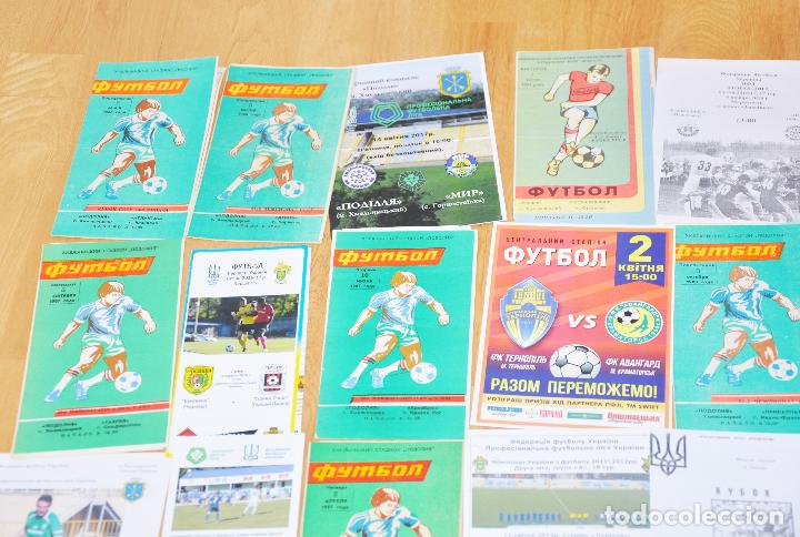 Coleccionismo deportivo: Lote 28 programmas futbol..Ucrania 1988-2014a - Foto 2