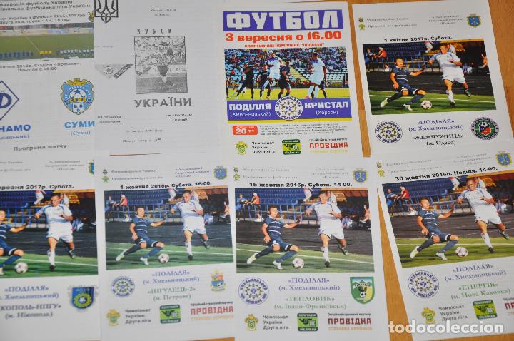 Coleccionismo deportivo: Lote 28 programmas futbol..Ucrania 1988-2014a - Foto 4