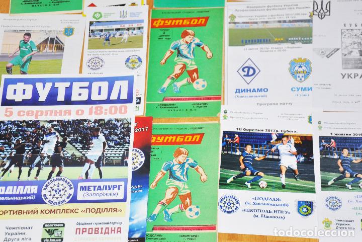 Coleccionismo deportivo: Lote 28 programmas futbol..Ucrania 1988-2014a - Foto 5
