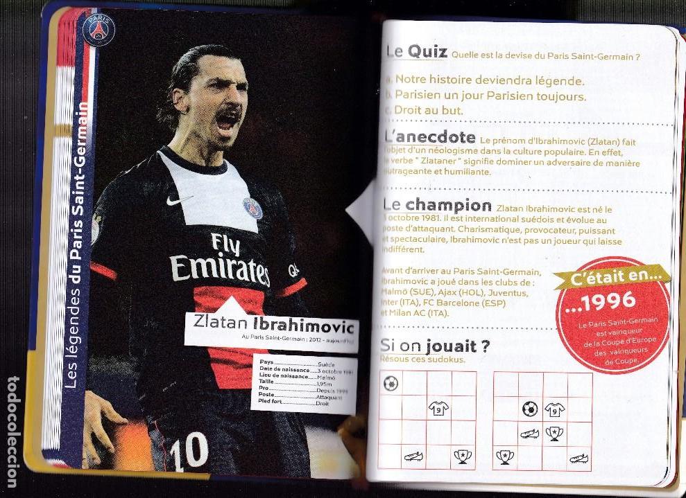Coleccionismo deportivo: PARIS SAINT-GERMAIN - LE CARNET JUNIOR - SUPPORTER - IMPECABLE / SIN USO 2014 - Foto 6