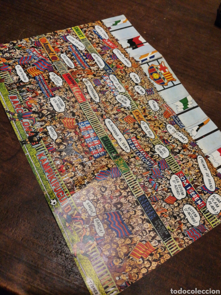 Collectionnisme sportif: TR&Iacute;PTIC CANT DEL BAR&Ccedil;A- FELICITACI&Oacute; NADAL 1975 A SOCIS I AFICIONATS. T&Iacute;SNER.