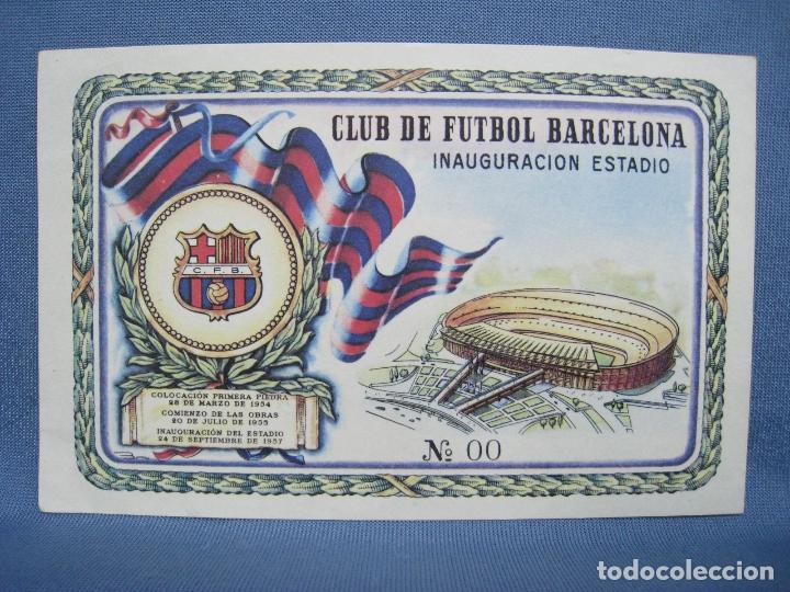 Collectionnisme sportif: FC CF BARCELONA BAR&Ccedil;A. INAUGURACION ESTADIO. EFEMERIDES.