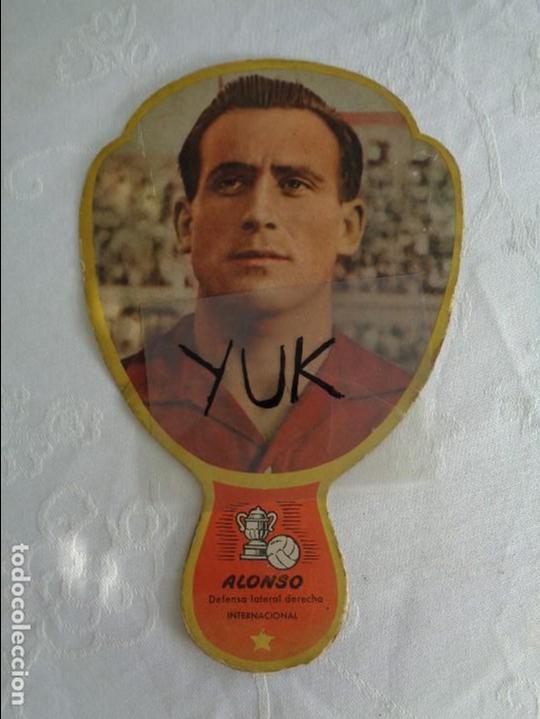 Collectionnisme sportif: abanico - Pay pay del Futbolista Internacional de la Seleccion espa&ntilde;ola Y DEL CELTA- Alonso - 1950