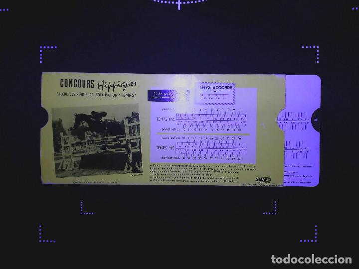 Coleccionismo deportivo: CONCOURS HIPPIQUES - CALCUL DES POINTS DE PENALISATION &acute;&acute;TEMPS&acute;&acute; - Foto 1