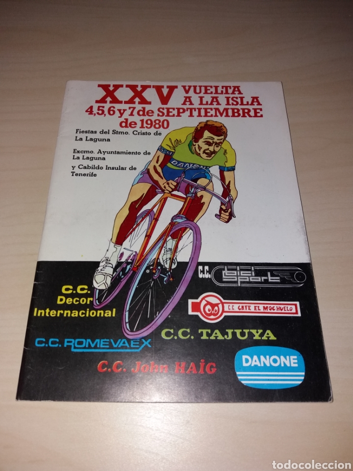 Coleccionismo deportivo: Programa XXV VUELTA CICLISTA A TENERIFE - 1980 - Foto 1