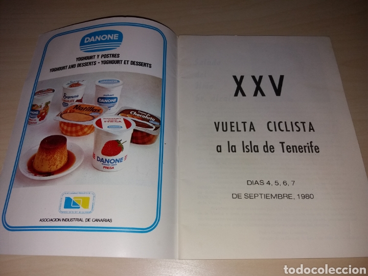 Coleccionismo deportivo: Programa XXV VUELTA CICLISTA A TENERIFE - 1980 - Foto 2