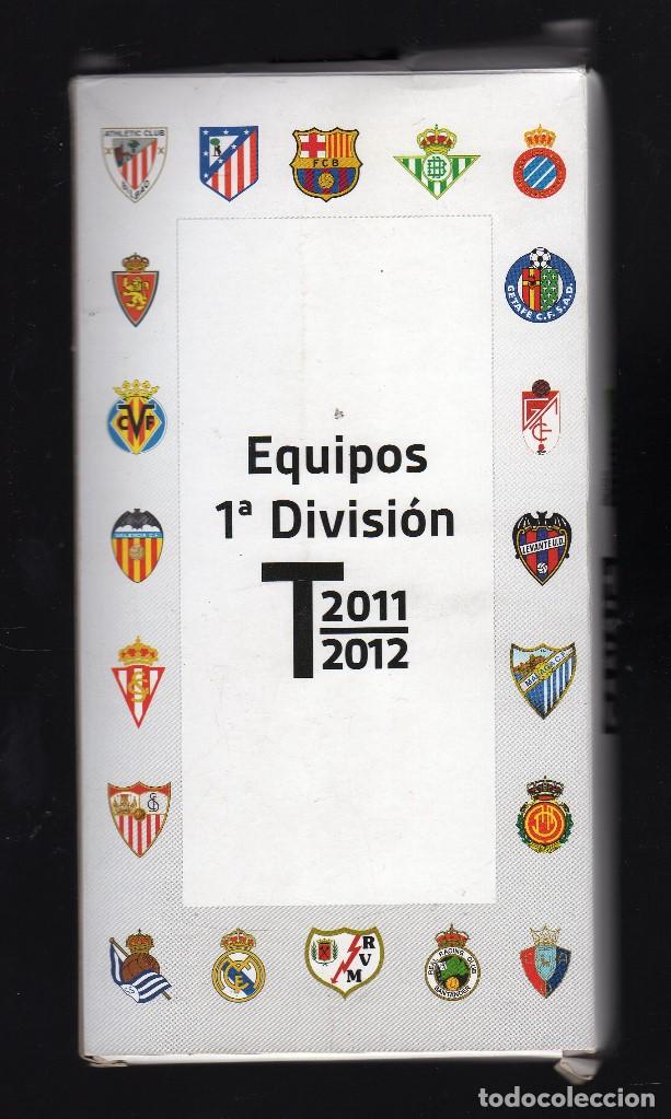 Sports collectibles: PACK CON LAS 20 FICHAS DE LOS EQUIPOS DE LA 1&ordf; DIVISI&Oacute;N ESPA&Ntilde;OLA DE F&Uacute;TBOL TEMPORADA 2011/2012
