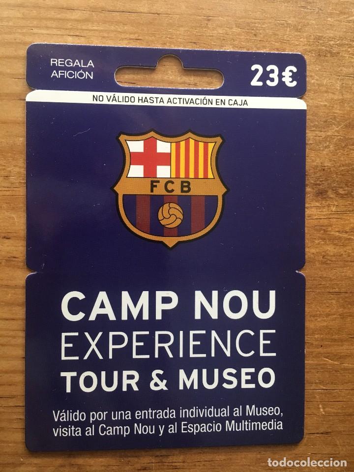 Sports collectibles: R4304 PUBLICIDAD TARJETA DESCUENTO FC BARCELONA TOUR Y MUSEO CAMP NOU