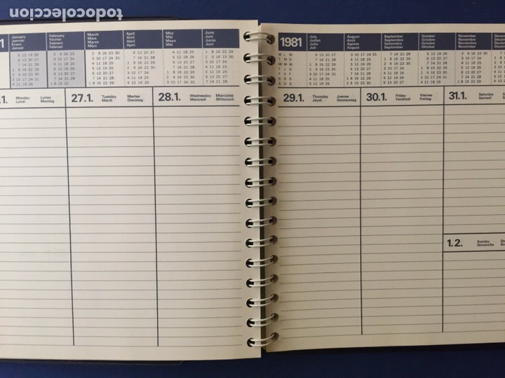 Coleccionismo deportivo: Agenda oficial de la FIFA. 1981. Nueva - Foto 3