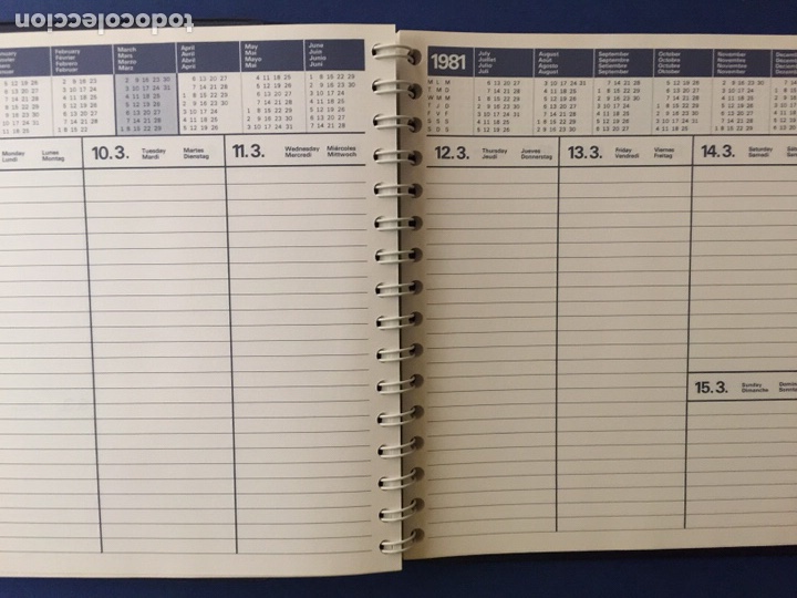 Coleccionismo deportivo: Agenda oficial de la FIFA. 1981. Nueva - Foto 4