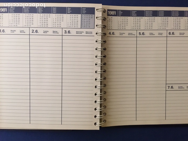 Coleccionismo deportivo: Agenda oficial de la FIFA. 1981. Nueva - Foto 5