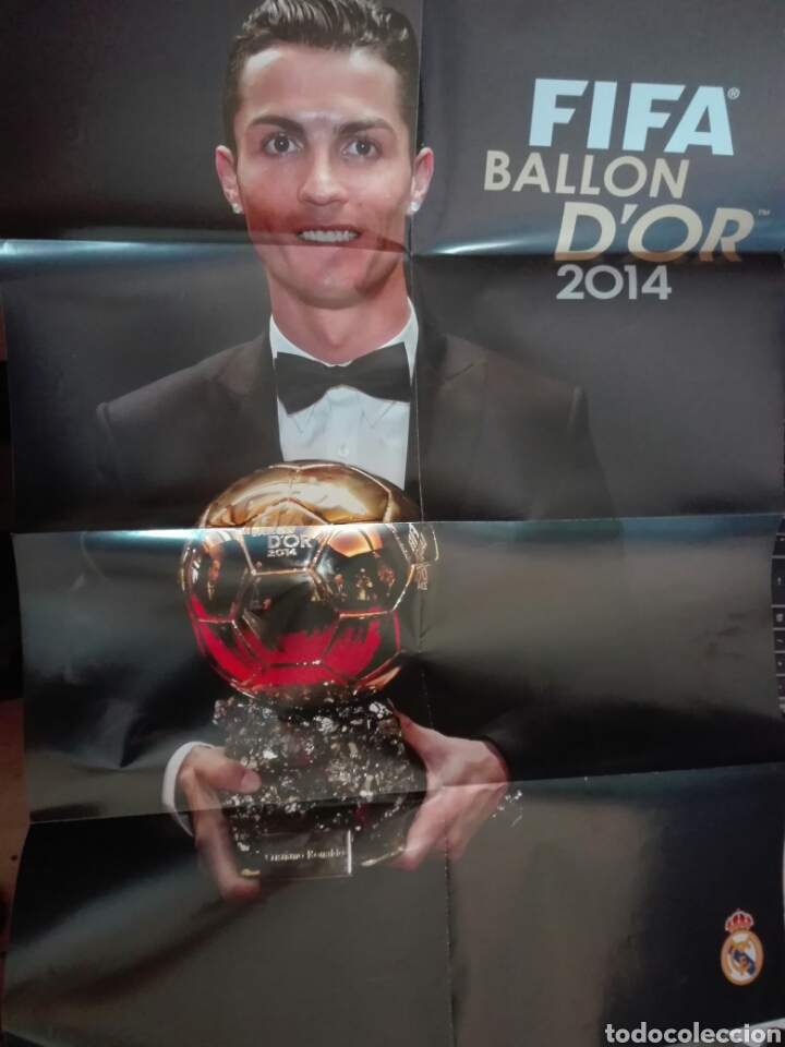 Collectionnisme sportif: POSTER C. Ronaldo. FIFA BALON DE ORO 2014