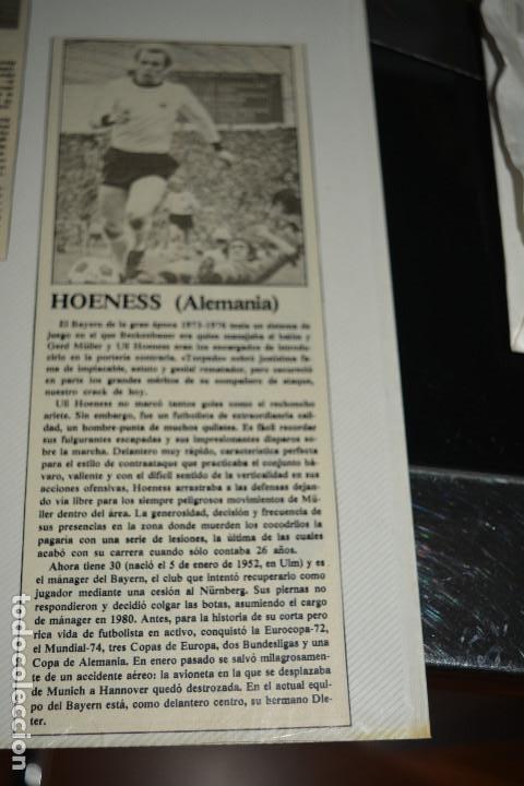 Coleccionismo deportivo: RECORTE DE DON BALON.HOENESS - Foto 1
