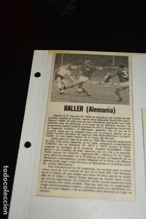 Coleccionismo deportivo: RECORTE DE DON BALON.HALLER - Foto 1