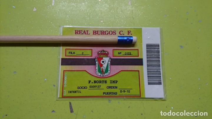 Coleccionismo deportivo: CARNET SOCIO DEL REAL BURGOS C. F. - Foto 1