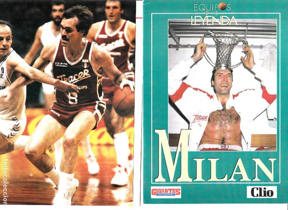Sports collectibles: GIGANTES DEL SUPERBASKET. EQUIPOS DE LEYENDA. 'MIL&Aacute;N' (DOS FASC&Iacute;CULOS)