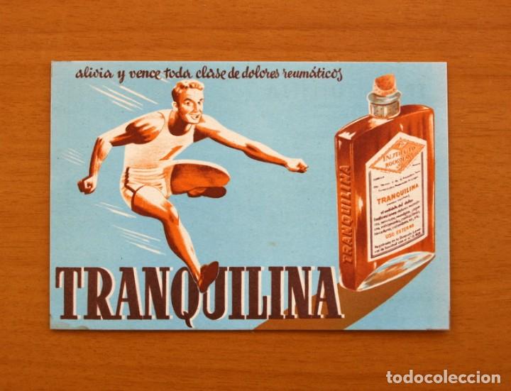 Sports collectibles: Postal publicitar&iacute;a - Jarabe Tranquilina - Instituto Rocasolano, Corella, Navarra, Tama&ntilde;o 10x15 cm