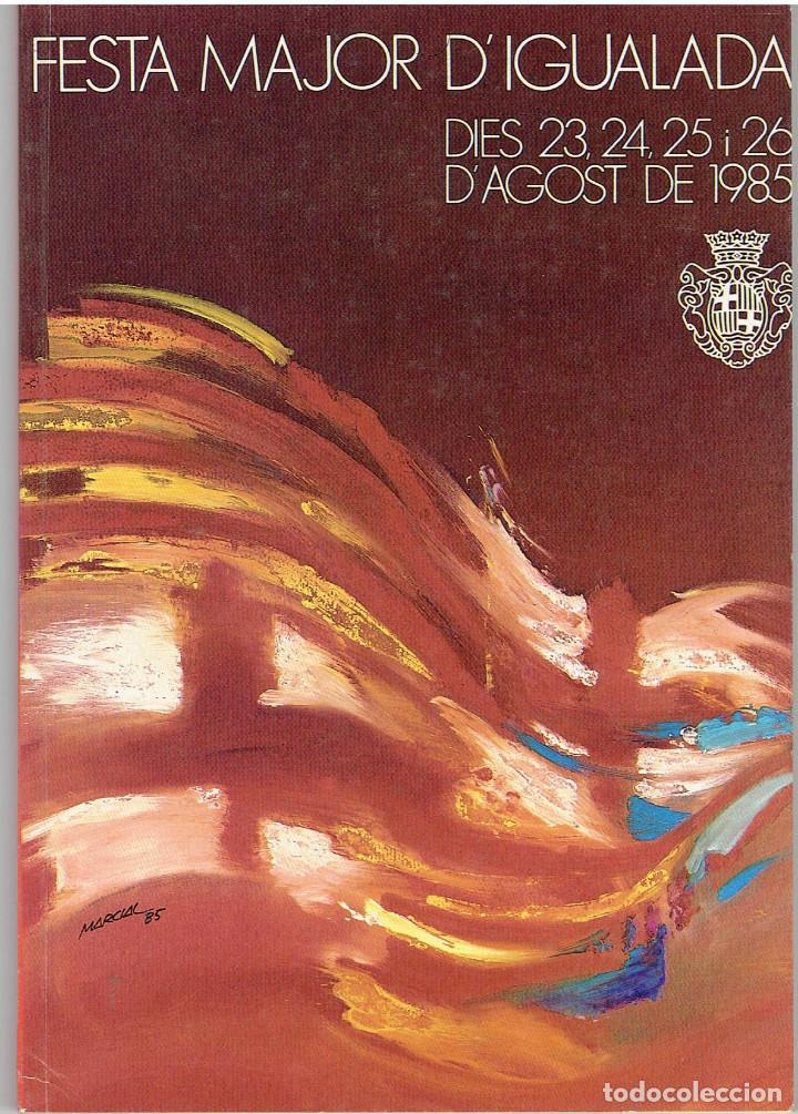 Coleccionismo deportivo: FESTA MAJOR D`IGUALADA AGOST DE 1985 - Foto 1
