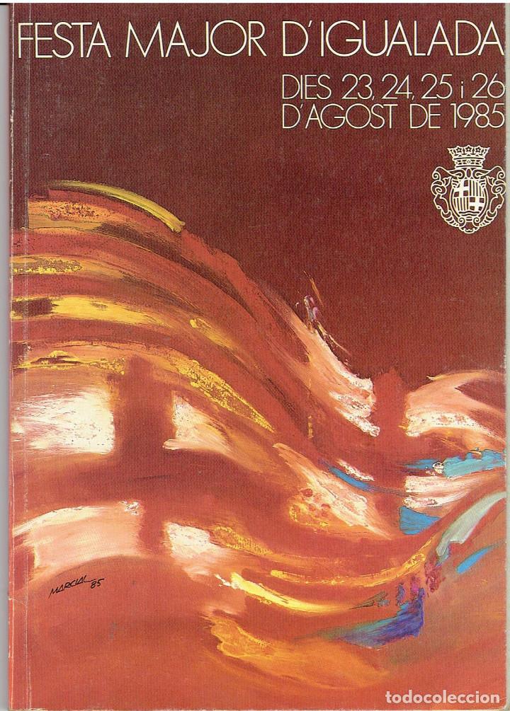 Coleccionismo deportivo: FESTA MAJOR D`IGUALADA AGOST DE 1985 - Foto 1