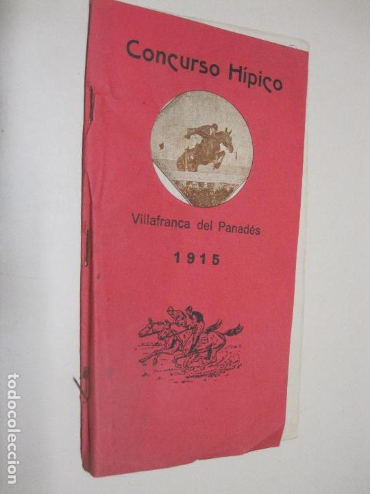 Sports collectibles: Concurso H&iacute;pico de Circunscripci&oacute;n. Dias 31 agosto, 2 y 5 septiembre de 1915