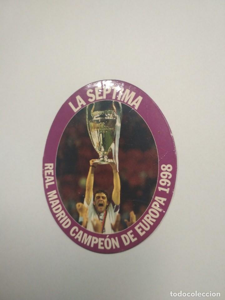Sports collectibles: IMAN - REAL MADRID CAMPEON DE EUROPA 1998 - LA S&Eacute;PTIMA - 8 X 6,5 CM