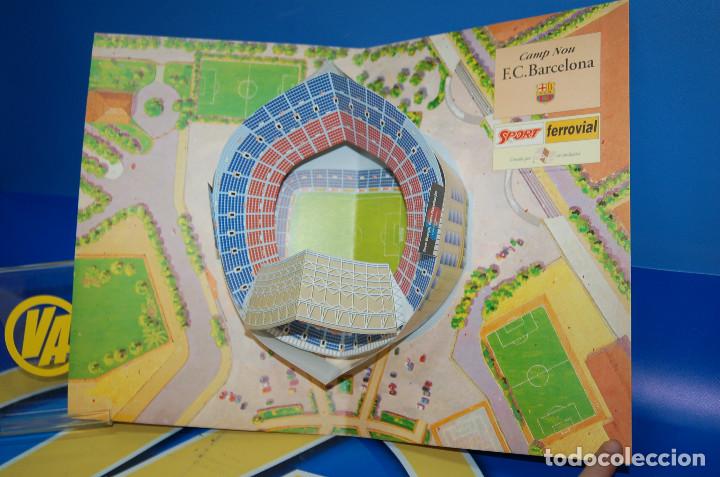 Sports collectibles: F.C.B. Barcelona. Poster en relieve &rdquo;Sport el millor estadi del mon&rdquo;.