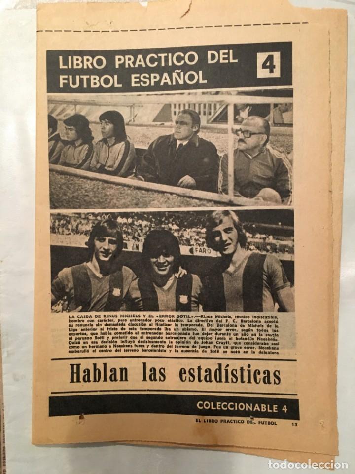 Sports collectibles: LIBRO PRACTICO DEL FUTBOL ESPA&Ntilde;OL N&ordm; 4 BARCELONA CRUYFF