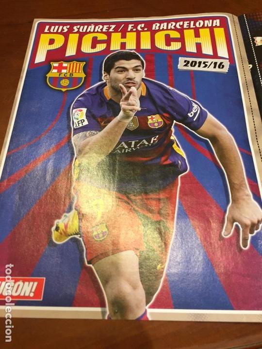 Coleccionismo deportivo: Poster 30x22 Luis Suarez Pichici 15-16 - Foto 1