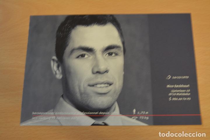 Sports collectibles: FOTO DEL CICLISTA NICO EECKHOUT (LOTTO ADECCO)