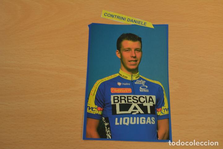 Sammelleidenschaft Sport: FOTO DEL CICLISTA DANIELE CONTRINI (BRESCIALAT LIQUIGAS)