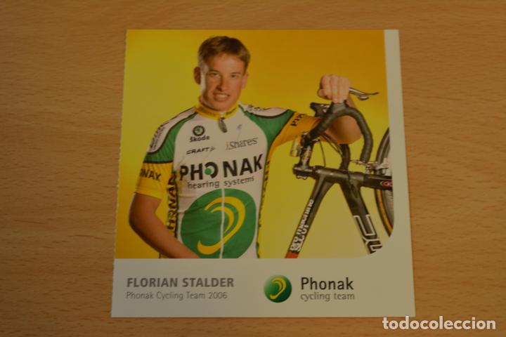 Sports collectibles: POSTAL DEL CICLISTA FLORIAN STALDER (PHONAK)
