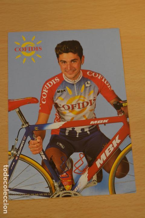 Coleccionismo deportivo: POSTAL DEL CICLISTA ANGELO LOPEBOSELLI (COFIDIS) - Foto 1