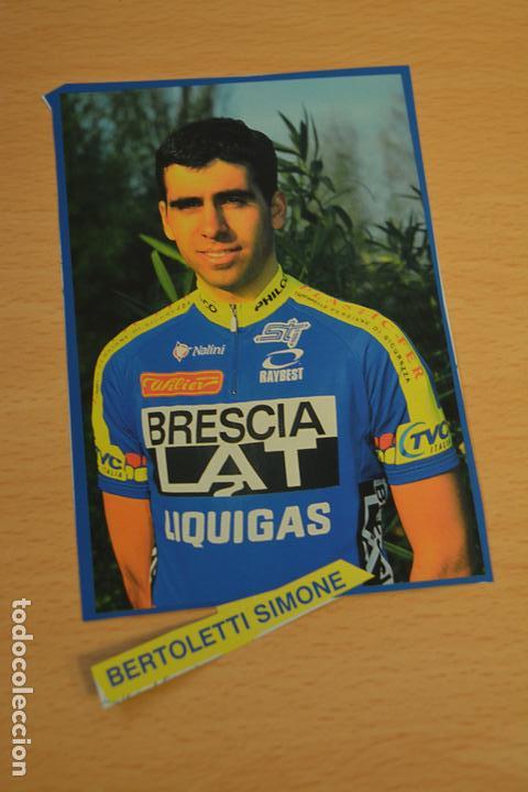 Sports collectibles: FOTO DEL CICLISTA SIMONE BERTOLETTI (BRESCIALAT LIQUIGAS)