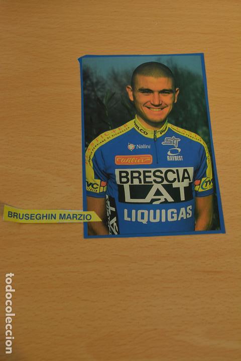 Sports collectibles: FOTO DEL CICLISTA MARZIO BRUSEGHIN (BRESCIALAT LIQUIGAS)
