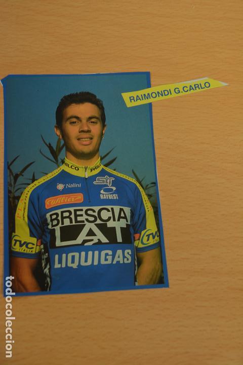 Sports collectibles: FOTO DEL CICLISTA GIANCARLO RAIMONDI (BRESCIALAT LIQUIGAS)