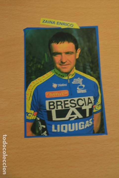 Sports collectibles: FOTO DEL CICLISTA ENRICO ZAINA (BRESCIALAT LIQUIGAS)
