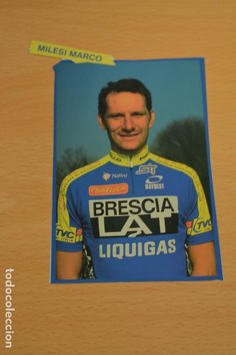 Sports collectibles: FOTO DEL CICLISTA MARCO MILESI (BRESCIALAT LIQUIGAS)