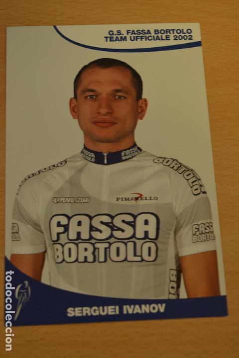 Coleccionismo deportivo: POSTAL DEL CICLISTA SERGUEI IVANOV (FASSA BORTOLO) - Foto 1