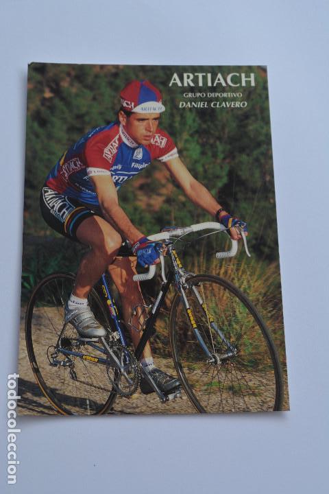 Coleccionismo deportivo: POSTAL DEL CICLISTA DANIEL CLAVERO (ARTIACH) - Foto 1