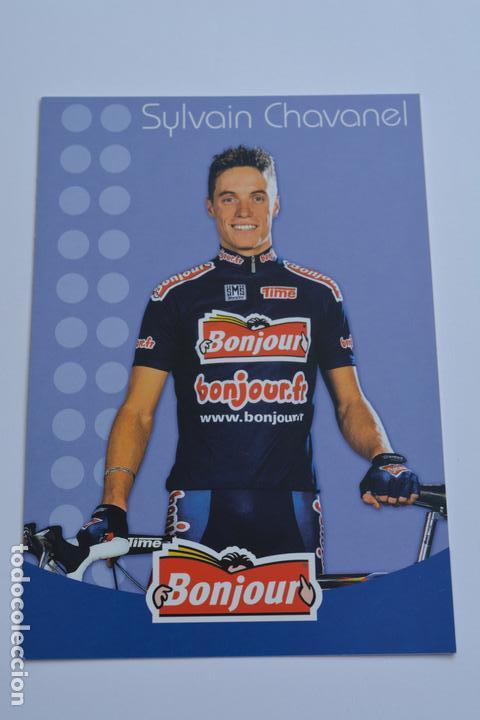 Coleccionismo deportivo: POSTAL DEL CICLISTA SYLVAIN CHAVANEL (BONJOUR) - Foto 1