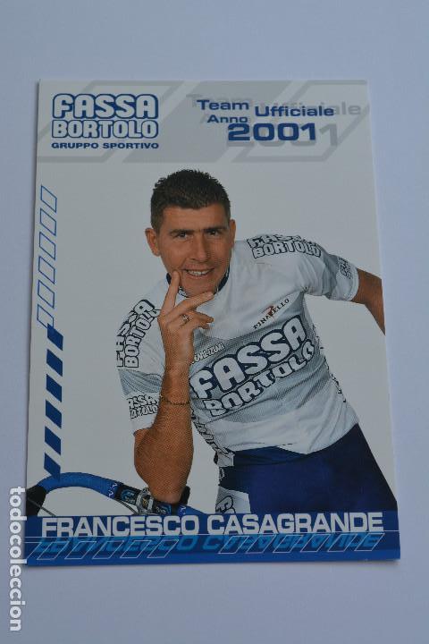Sports collectibles: POSTAL DEL CICLISTA FRANCESCO CASAGRANDE (FASSA BORTOLO)