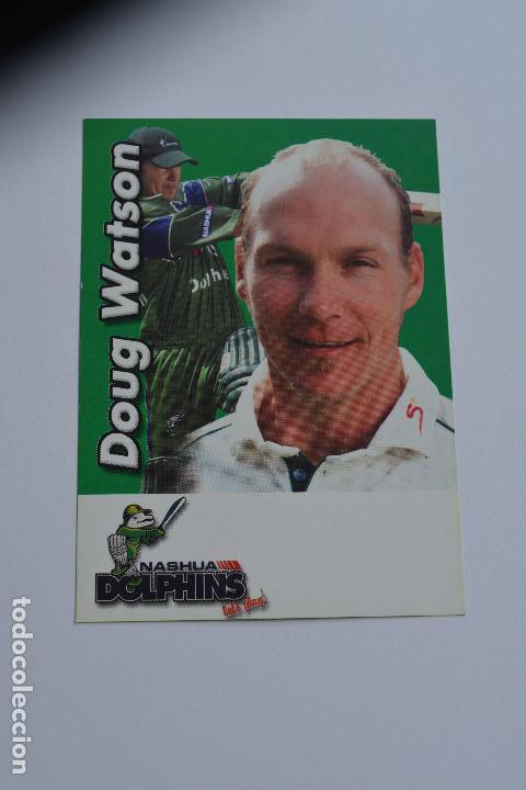 Sports collectibles: POSTAL DEL JUGADOR DE CRICKET DOUG WATSON (NASHUA DOLPHINS,SUDAFRICA)
