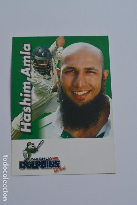 Sports collectibles: POSTAL DEL JUGADOR DE CRICKET HASIM AMLA (NASHUA DOLPHINS,SUDAFRICA)