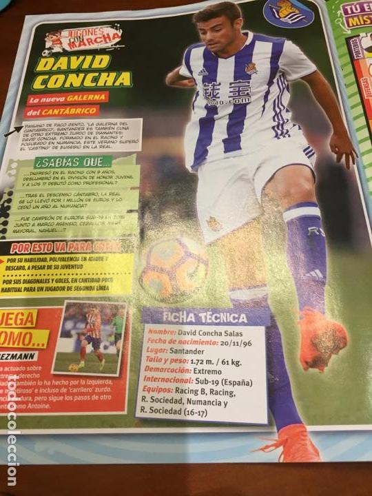 Coleccionismo deportivo: Poster 30x22 David Concha Real Sociedad - Foto 1