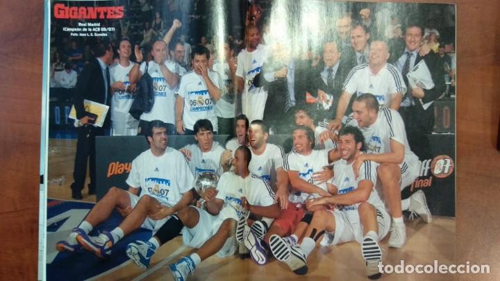 Coleccionismo deportivo: Poster Real Madrid Campe&oacute;n ACB 06/07 - Foto 1