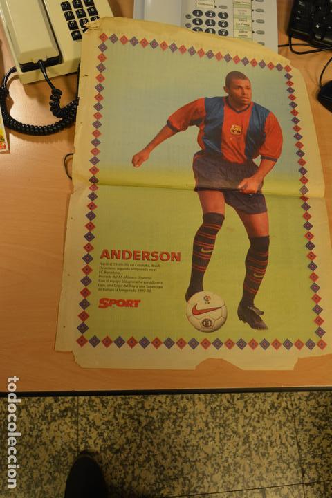 Coleccionismo deportivo: POSTER DE SONI ANDERSON (FC BARCELONA) - Foto 1
