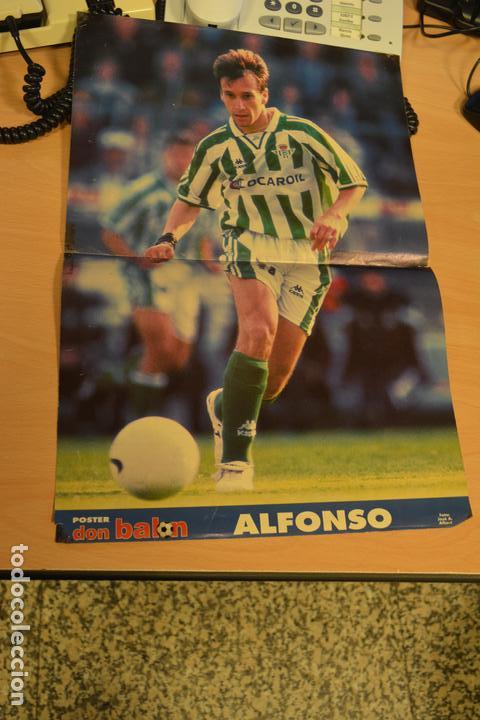 Sports collectibles: POSTER DEL JUGADOR ALFONSO (BETIS).MEDIDAS 31X28 CMS